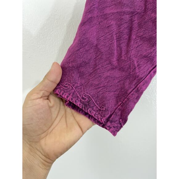 Boho Renaissance Inspired Peasant Tunic Top XL Cottagecore Folk Festival Artsy - Picture 7 of 15